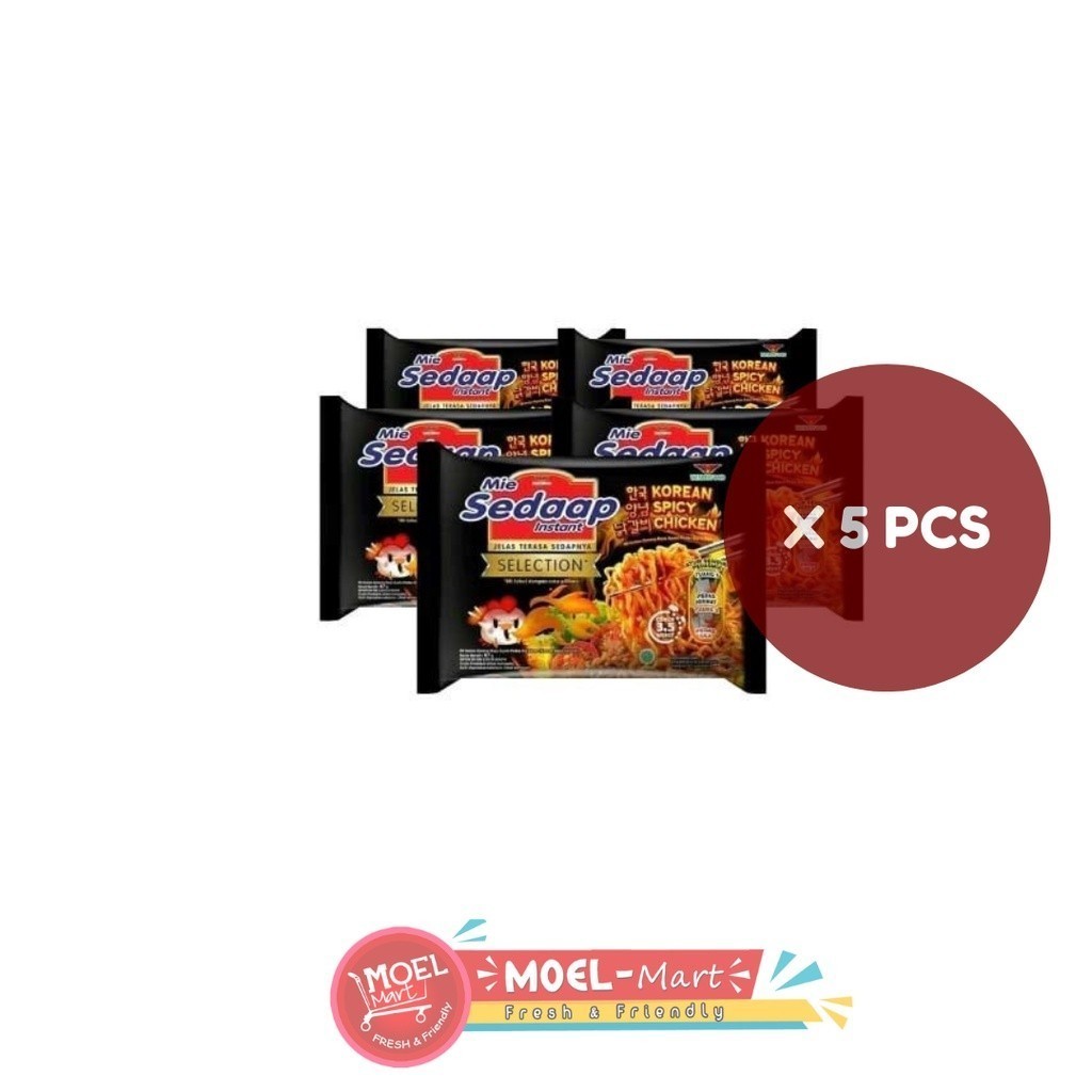 

SEDAAP Mie Korean Spicy 5pcs x 87gr