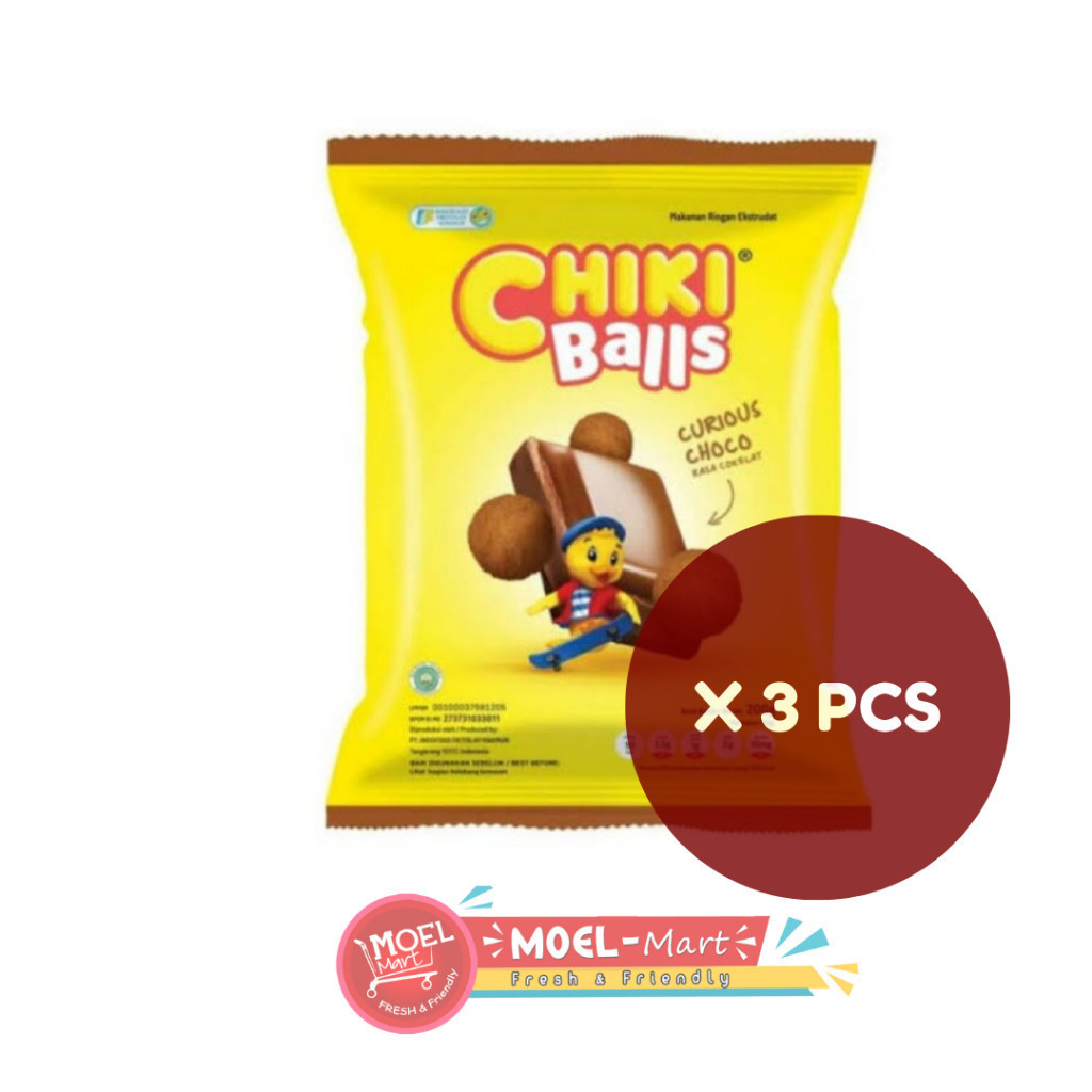 

CHIKI BALLS COKLAT 3 Pcs x 16GR