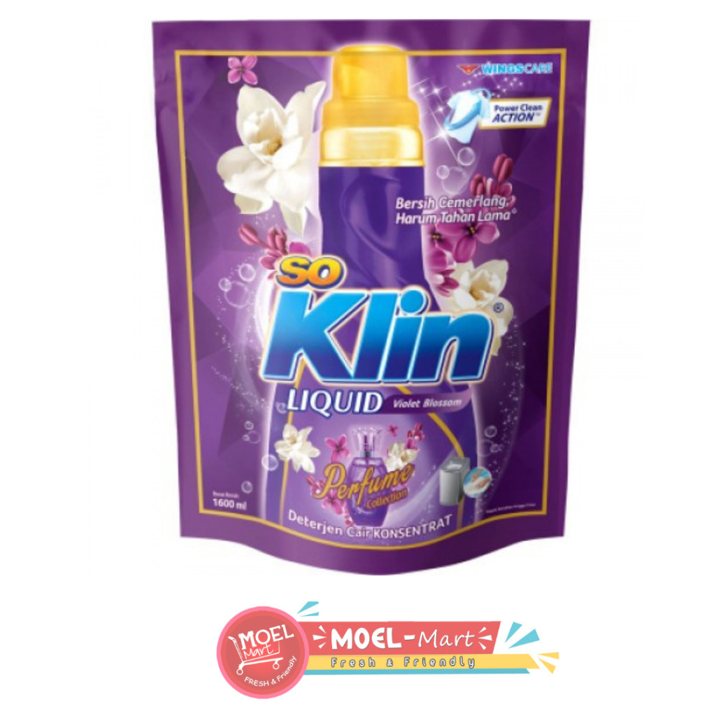 SO KLIN LIQUID DETERGEN VIOLET 1600ML