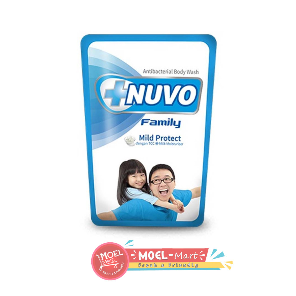 NUVO Body Wash Caring/Putih Refill 250ml