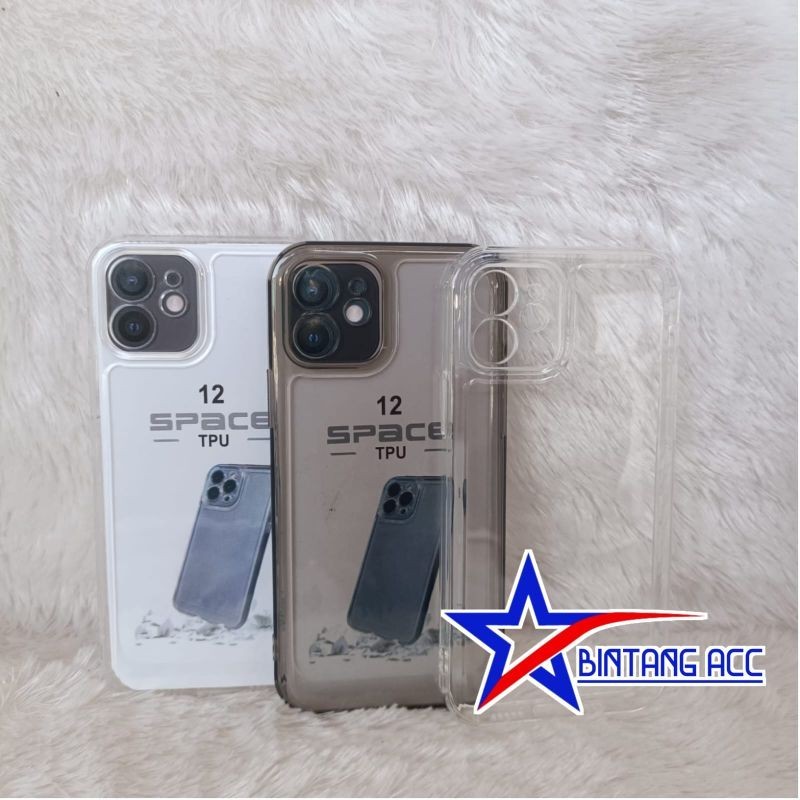 Soft Case Original iPhone 12 Space transparan Protect Camera
