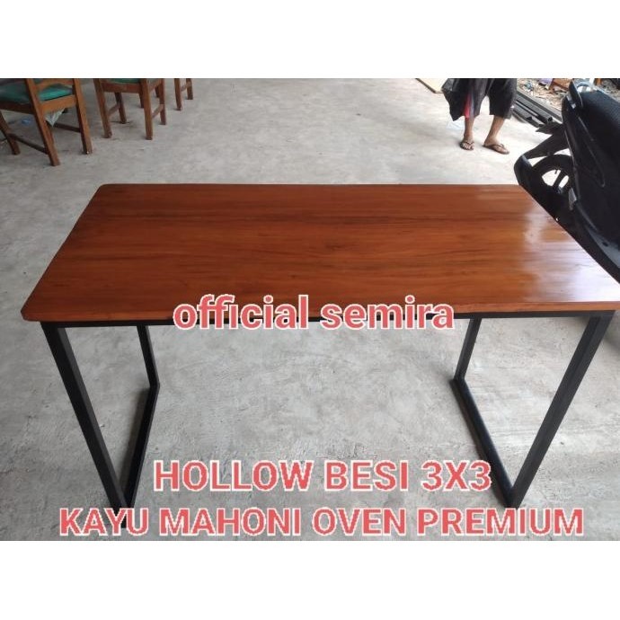 KAYU MAHONI ASLI/MEJA MAKAN/MEJA KANTOR/MEJA KERJA/MEJA MURAH