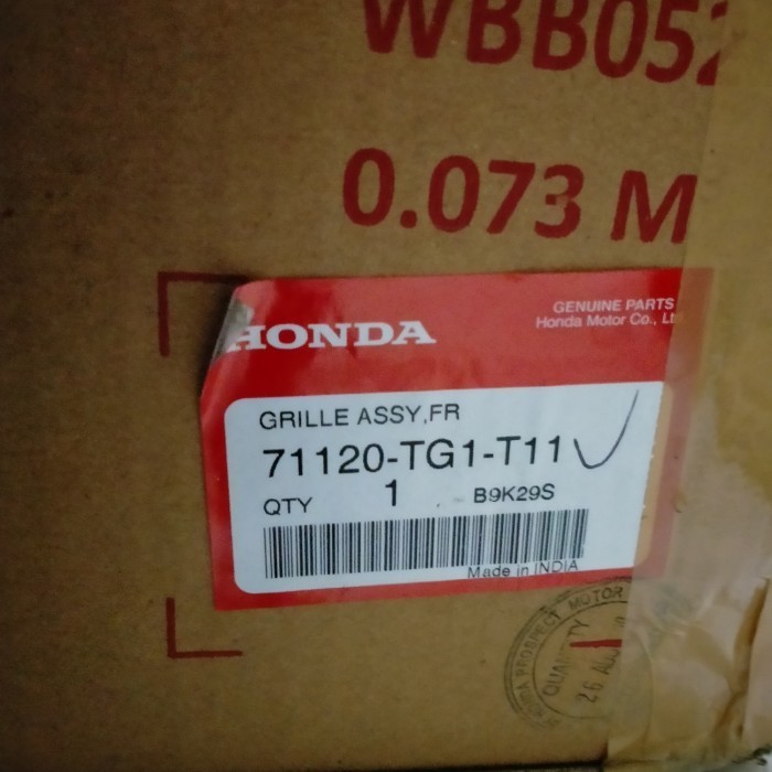 Grille Grill Bumper Atas Grill Brio Assy 2016 2017 2018 Original Ori