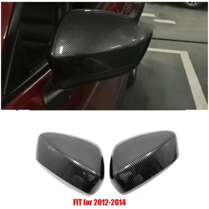 Aksesoris Cx5 - Cover Spion Mazda Cx5 2012 - 2014 Carbon Ori