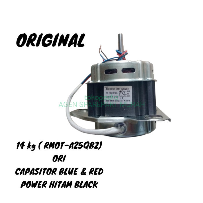 Dinamo Mesin Cuci Sharp 2 tabung RMOT-A25QBZ Kapasitas 14Kg Original