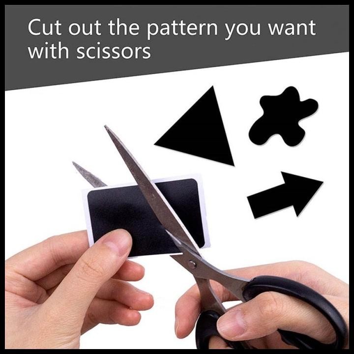 

TERBARU 300PC LABEL STICKER HITAM TOPLES RECTANGLE / CHALKBOARD LABEL STICKER !!!!!!