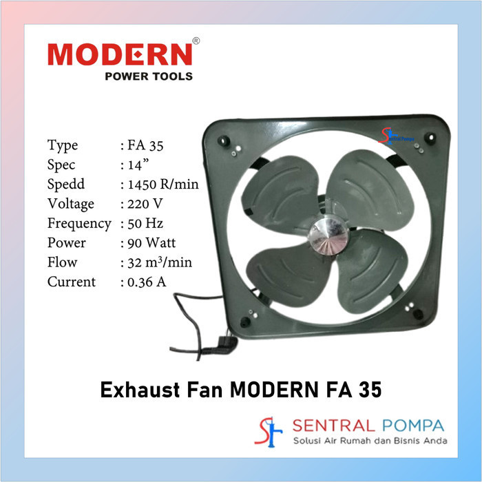 Exhaust Fan 14 Inch Modern FA 35 Kipas Industrial Fan 14"