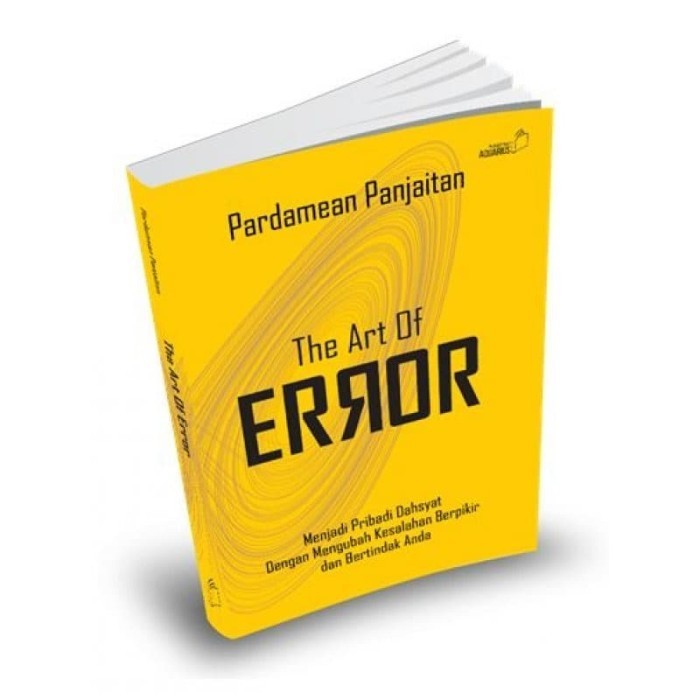 

Buku The Art Of Error oleh Pardamean Panjaitan