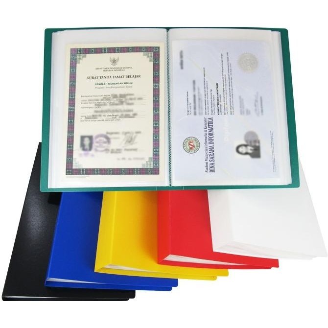 

Buy New Dokumen Keeper / Clear Holder / Display Book Eagle A4 / F4 100 Pocket - A4, Blue Update 2024