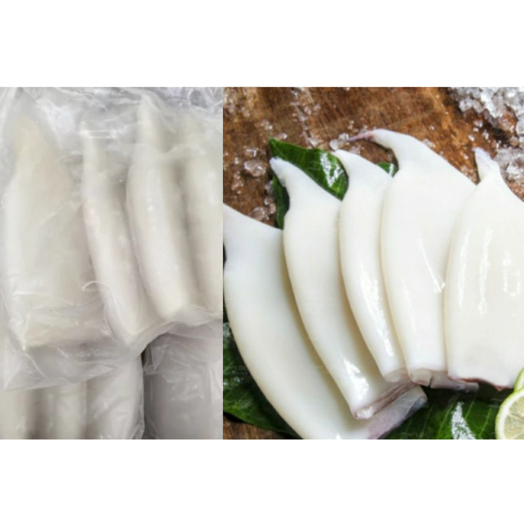 

Cumi Kupas / Cumi Tube Frozen 1000gr - Depo Frozen Airmadidi