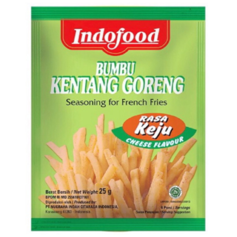 

Indofood Bumbu Kentang Goreng (Keju) 25gr - Depo Frozen Airmadidi