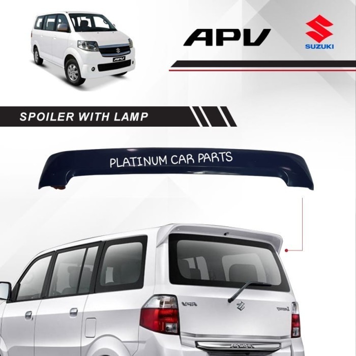 Spoiler Apv With Lamp / Spoiler Suzuki Apv Dengan Lampu Ori
