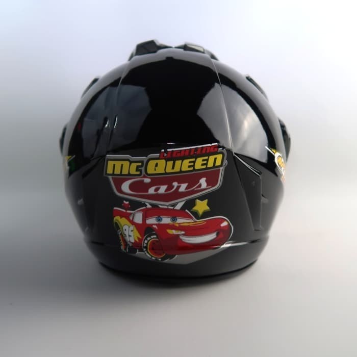 Helm Anak Pet Sni Murah Mcqueen Hitam Termurah