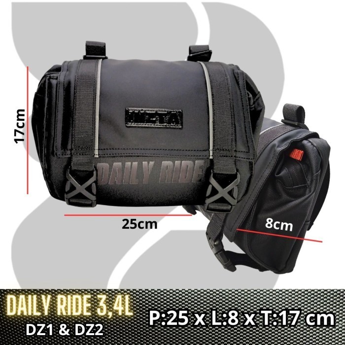 Tas Touring Belakang Xsr155 Kiri, Sidebag Motor Waterproof