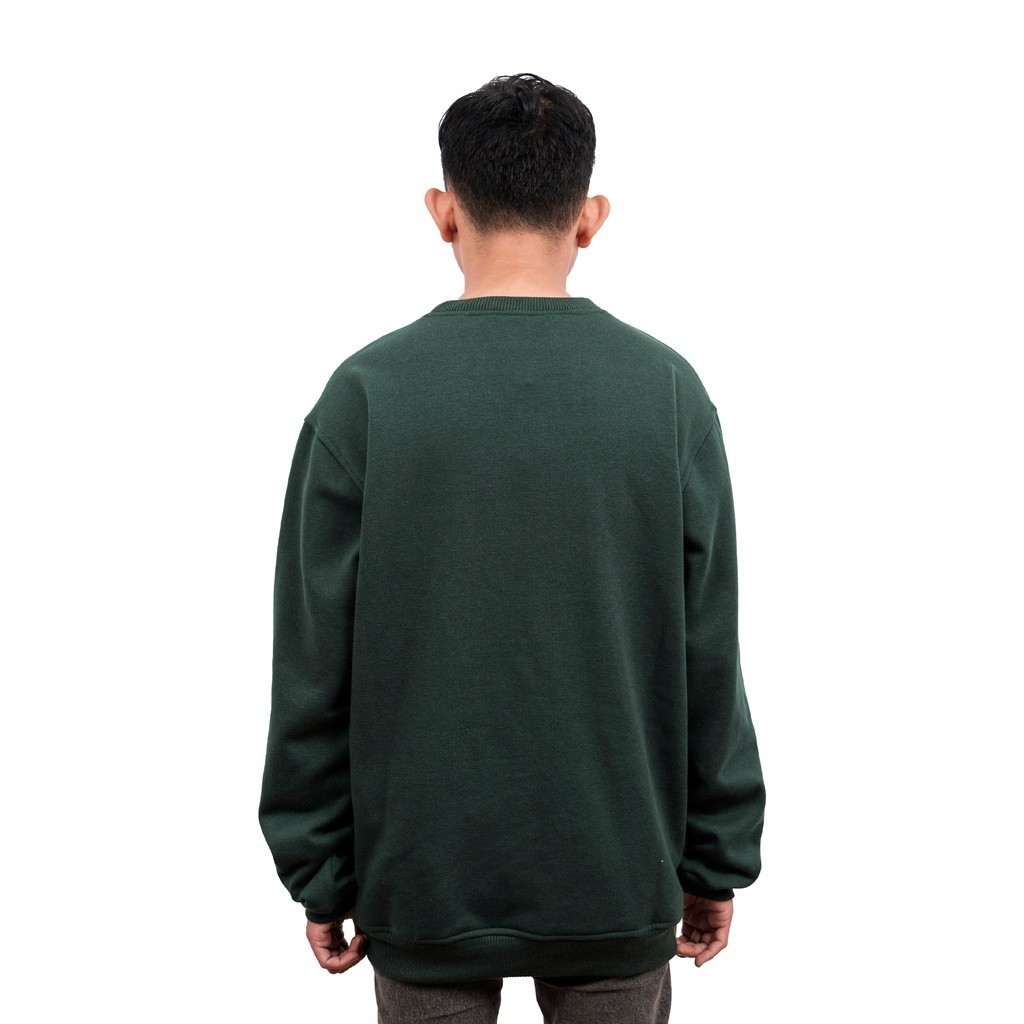 [NMDS COMPANY] PREMIUM CREWNECK LEAF OG Logo Minions Green Crewneck