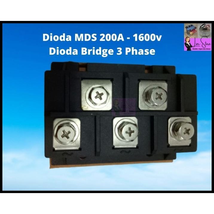 BEST DEAL DIODA MDS 200A - 1600V DIODA BRIDGE 3 PHASE 