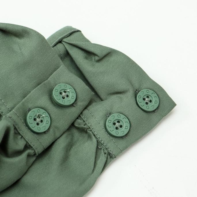 Baju Seragam Gamis Koko Couple Sarimbit Keluarga Muslim Hijau