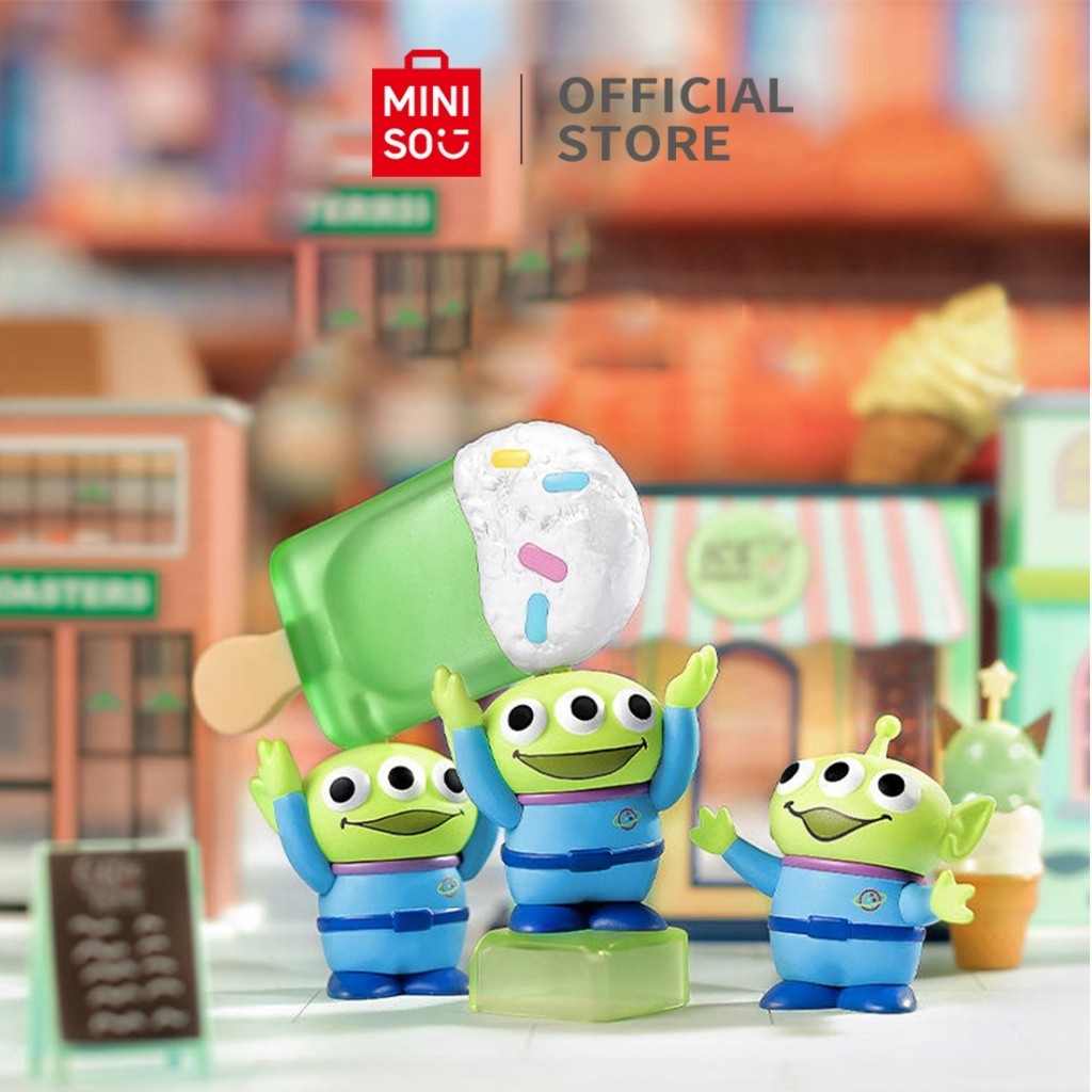 [BEST DEAL] Miniso x Disney Pixar Happy Dessert Street Collection Blind Box Figures toys ornaments