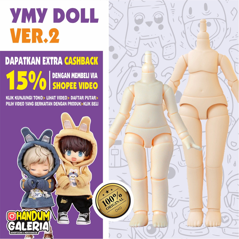 [BEST DEAL] YMY DOLL VER.2 FOR NENDOROID GSC YMY 2nd GENERATION - BODY YMY VERSI 2 ACTION DOLL not