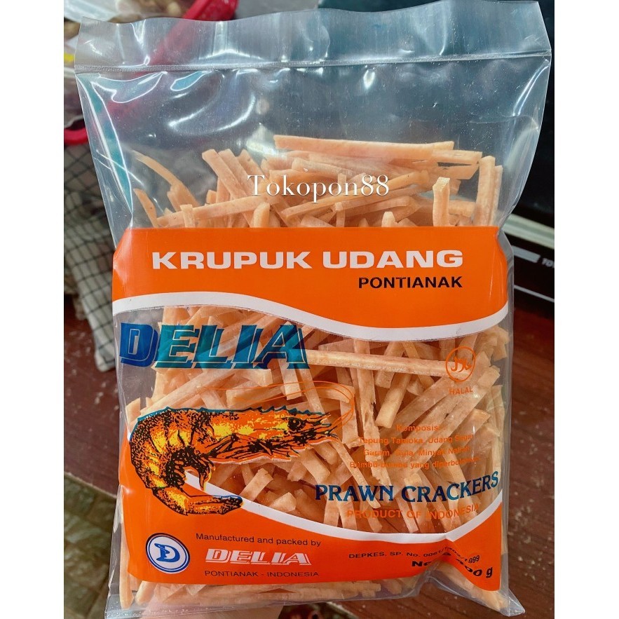 

TERBARU Kerupuk Stick Udang Delia (400gr) Khas Pontianak