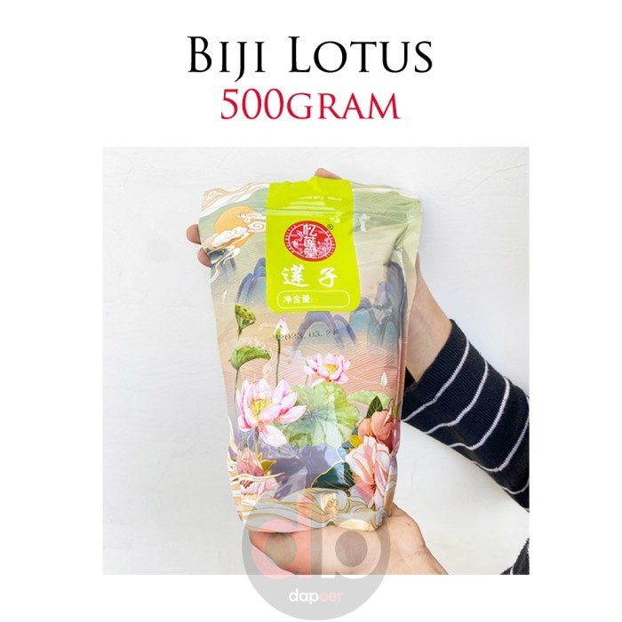 

BERGARANSI Biji Teratai Lotus Seed Lian Zhe 1kg