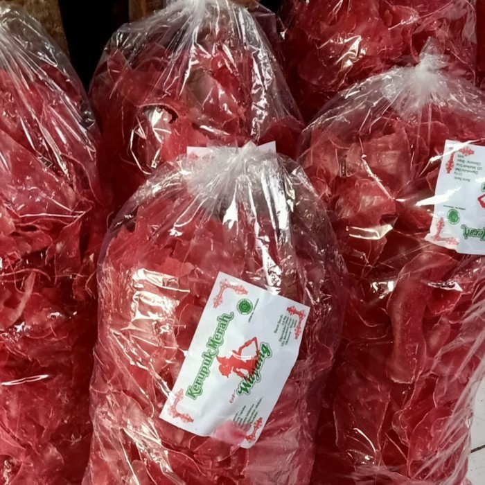 

TERMURAH Kerupuk Merah Padang 500gr