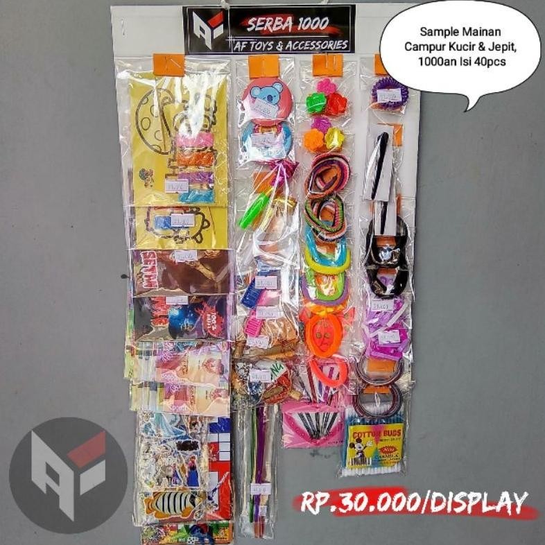 Beli 2 Murah Mainan Renceng Siap Jual 40Pcs Serba 1000 Titipan Di Warung Mainan Anak Kecil Murah Gro