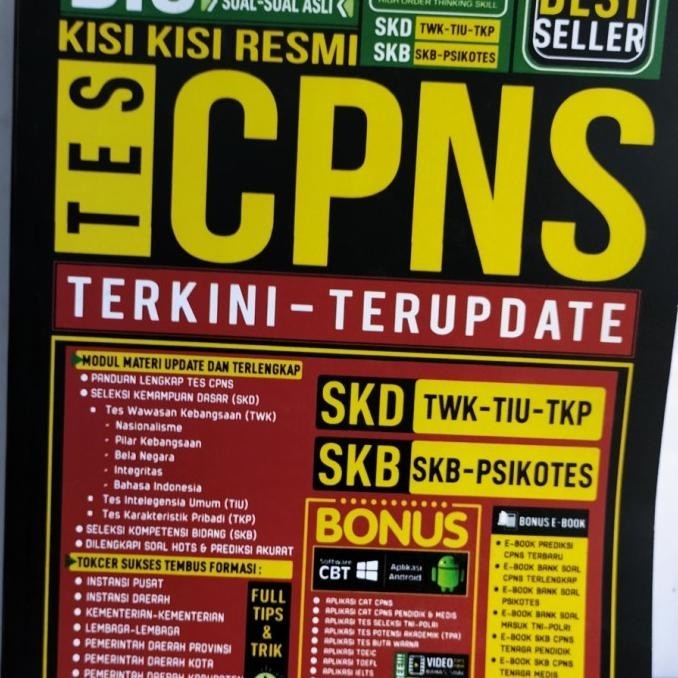

Buku BIG BANK DRILLING KISI-KISI TES CPNS