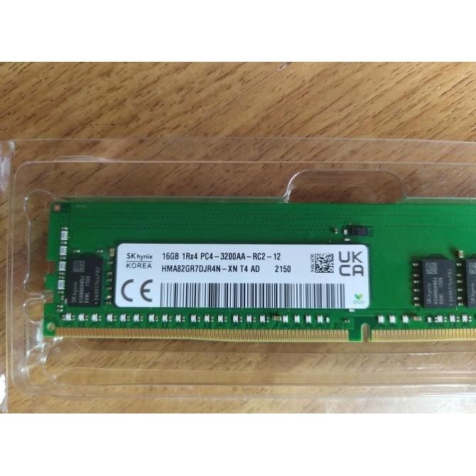EMC 16GB 1Rx4 PC4-3200AA-RC2-12 DDR4 Memory Ram 100-564-599-00