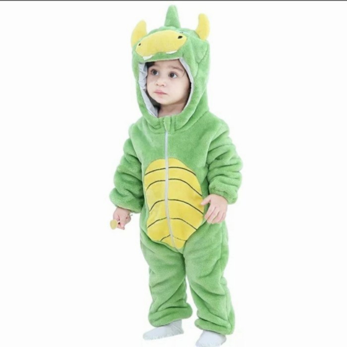 Kostum Dinosaurus Bayi Onesie Dinosaurus Anak Costume Dinosaurus
