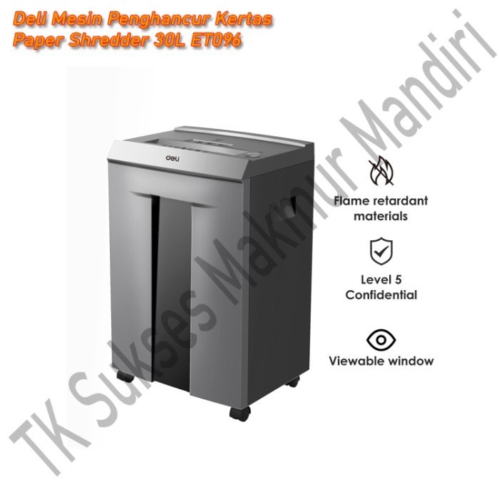 

Deli Mesin Penghancur Kertas Paper Shredder 30L ET096