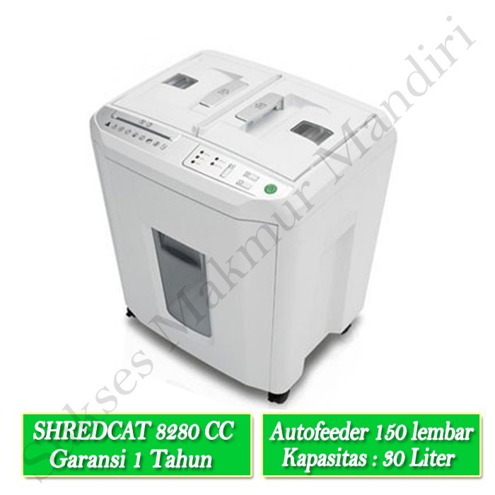 

Mesin Penghancur Kertas SHREDCAT 8280 CC Autofeeder 150 lembar