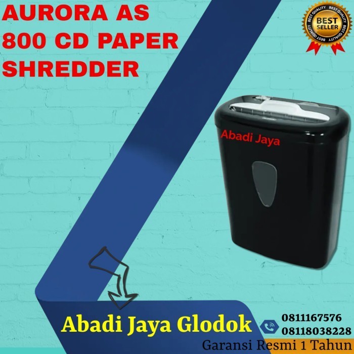 

AURORA AS 800 CD PAPER SHREDDER