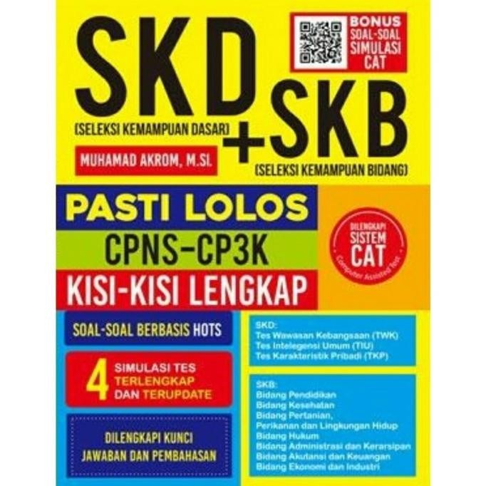 

Buku SKD + SKB Pasti Lolos CPNS-CP3K