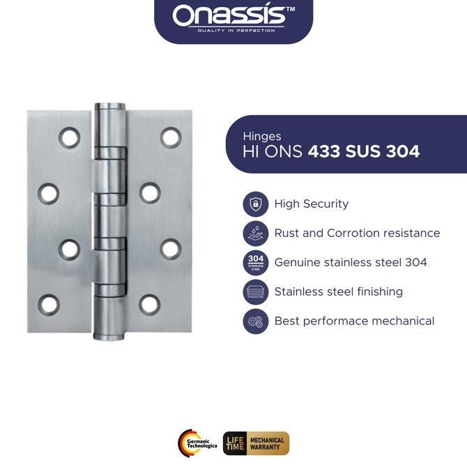 Engsel Pintu Onassis 433-4Bb Sus 304 Ss