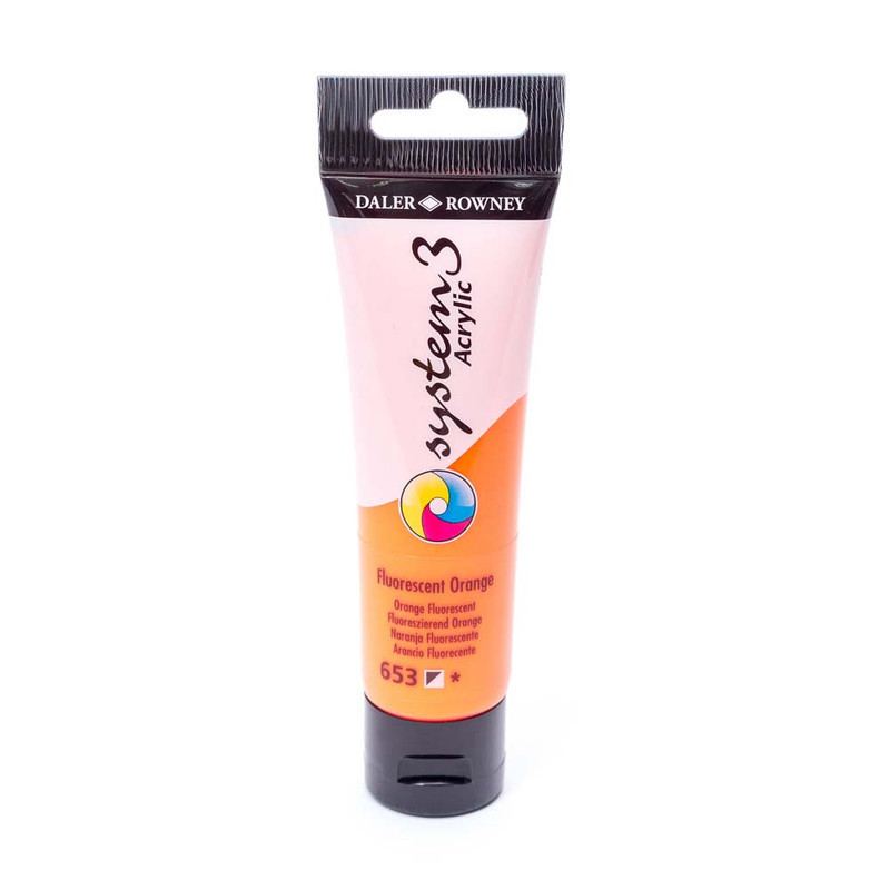 

Daler-Rowney System3 Acrylic 59ml Fluorescent Orange