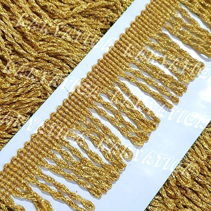 

Renda Rumbai Tambang 1.5 Inch - Emas (17 Yard)