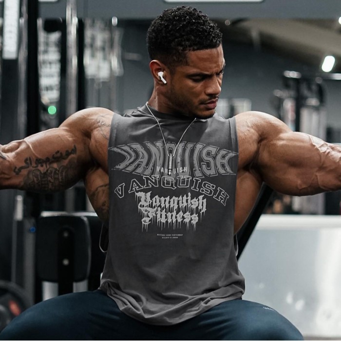 Tanktop Pria Gym Vanquish Fitness Bx-77