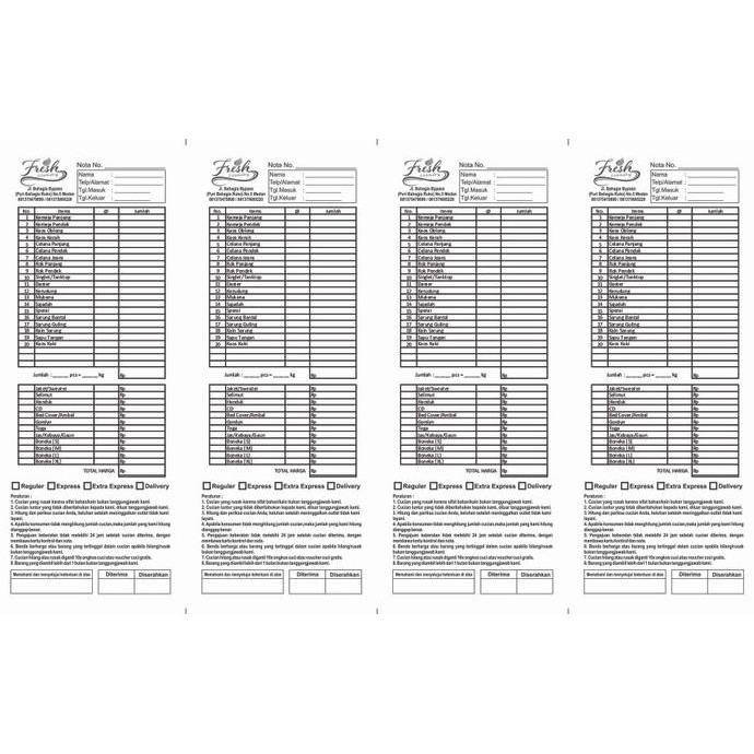 

Cetak Nota/Bon/Faktur Ncr 2 Rangkap Custom