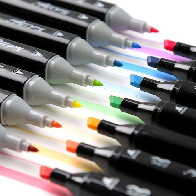 

Touch Alcohol Based Dual Tip Marker 80 Color - Spidol Ujung Ganda