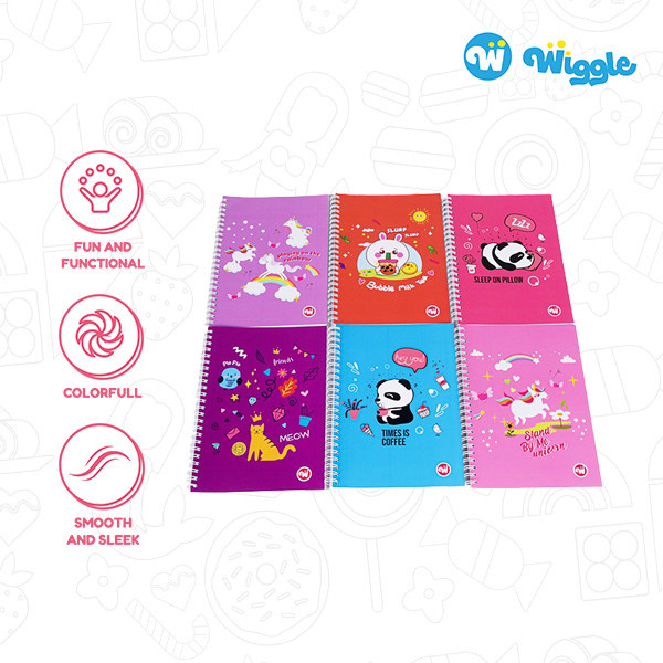 

Buku Tulis / Buku Catatan Sekolah Anak - Wiggle Girl Mix Notebook