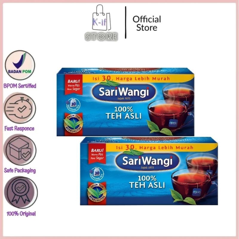 

[K-ifstore] Sari Wangi Teh Celup Asli Isi 25 Kantong Teh