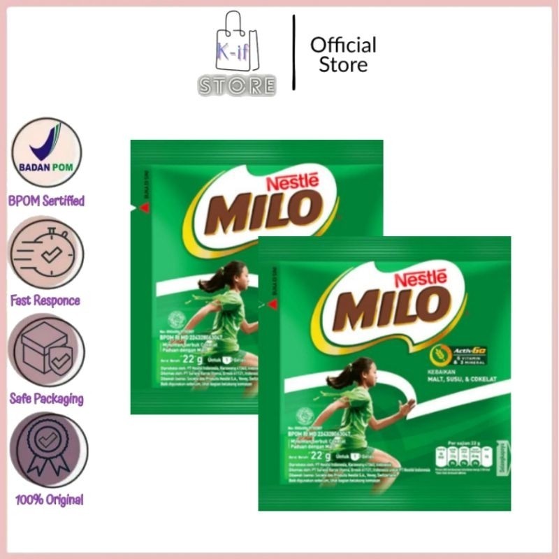 

[K-ifstore] Milo Activ Go Serbuk Coklat Renceng Isi 10 Sachet