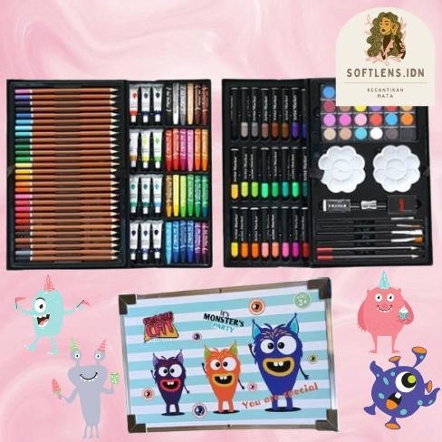 

Crayon Set 145 Alat Tulis Anak Koper Gambar Lukis Koper Box