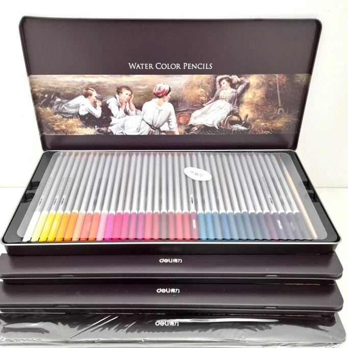 

Deli Water Color Pencils 72 Pcs. Pensil Warna Rich Pigment Watercolor