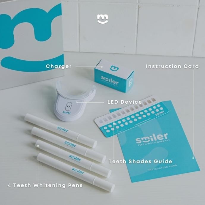 Teeth Whitening Kit - [#1 Teknologi Whitening Kit] - Kit Pemutih Gigi