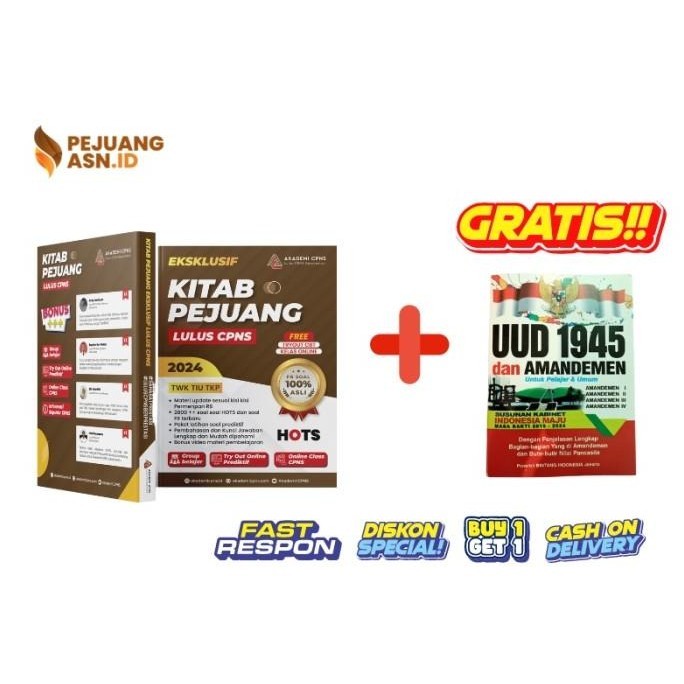

KITAB PEJUANG LULUS CPNS 2023 - 2024 EKSKLUSIF - BEST SELLER