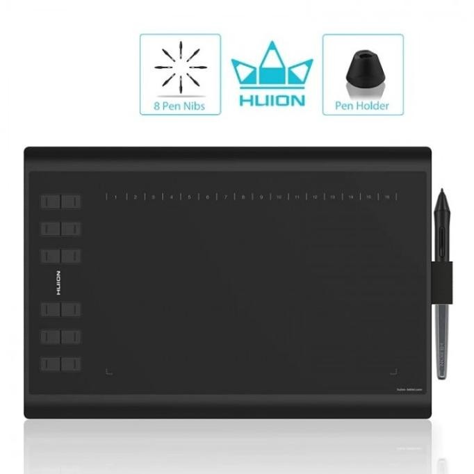 

Huion Inspiroy H1060P Graphics Drawing Tablet With 8192 Pen Pressure