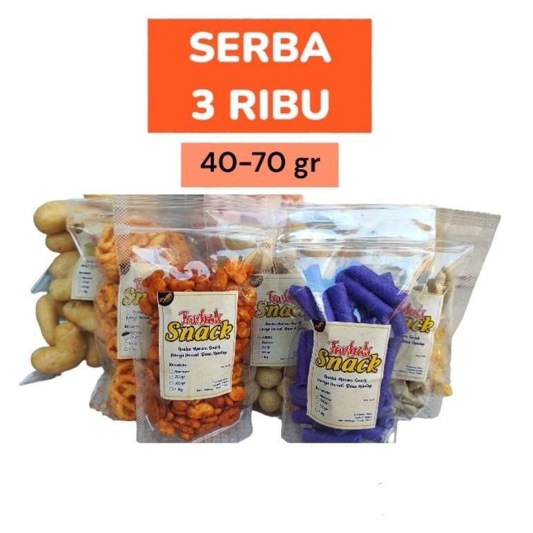 

Snack Serba 3 Ribu 40-70 gr