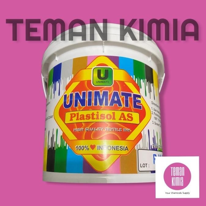 

Tinta Pasta Sablon Plastisol Unimate Red 1Kg